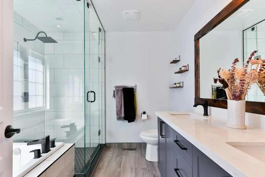 Marble bathroom